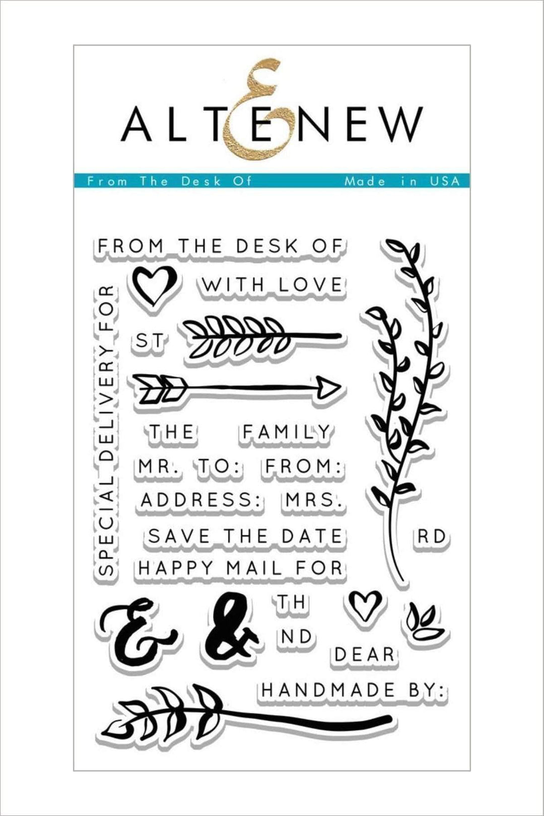Altenew Stamp & Die Bundle From The Desk Of Stamp & Die Bundle