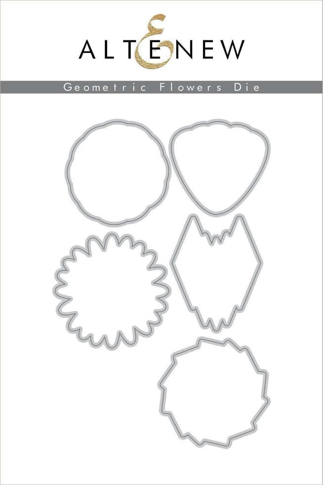 Altenew Stamp & Die Bundle Z - Geometric Flowers Stamp & Die Bundle