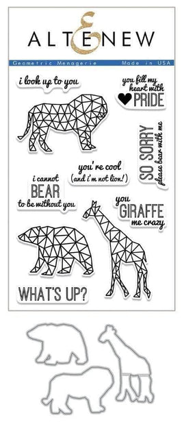 Altenew Stamp & Die Bundle Geometric Menagerie Stamp & Die Bundle
