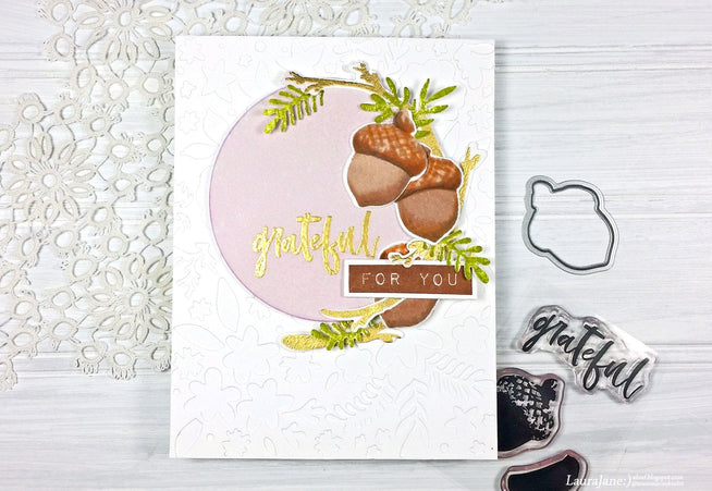 Altenew Stamp & Die Bundle Grateful Stamp & Die Bundle