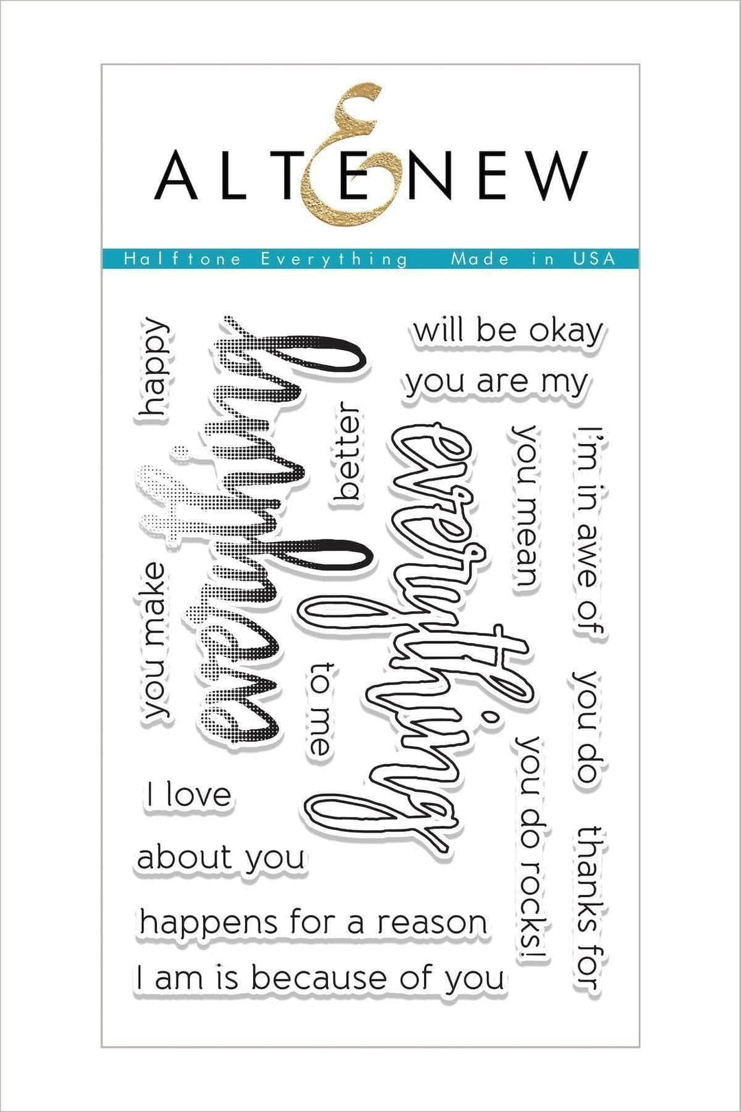 Altenew Stamp & Die Bundle Halftone Everything Stamp & Die Bundle