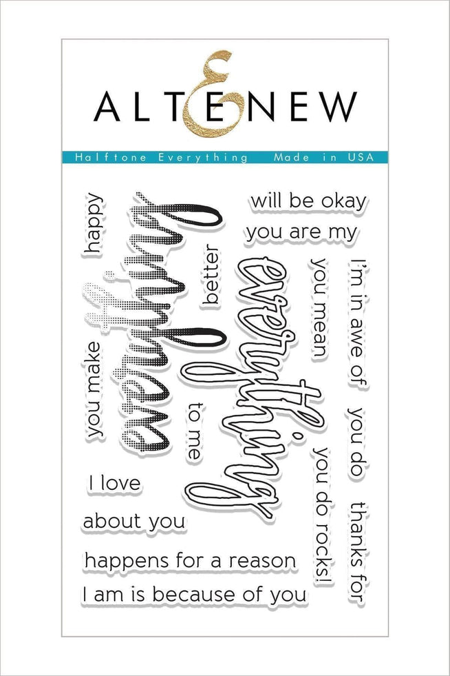 Altenew Stamp & Die Bundle Halftone Everything Stamp & Die Bundle
