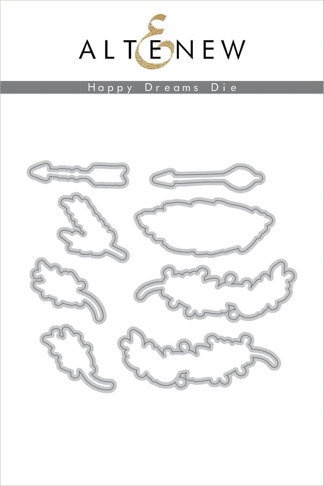 Altenew Stamp & Die Bundle Z - Happy Dreams Stamp & Die Bundle