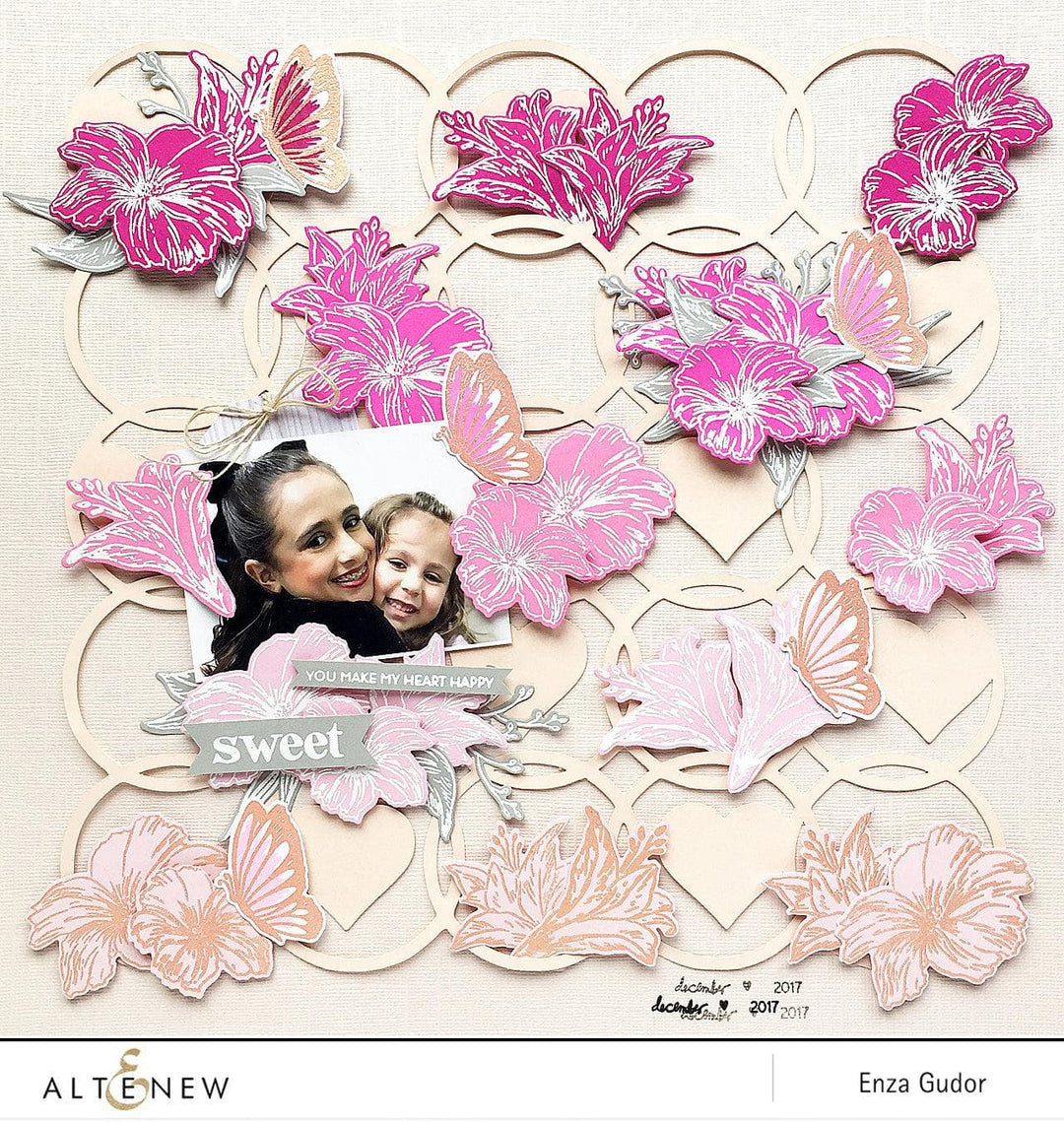 Altenew Stamp & Die Bundle Happy Heart Stamp & Die Bundle