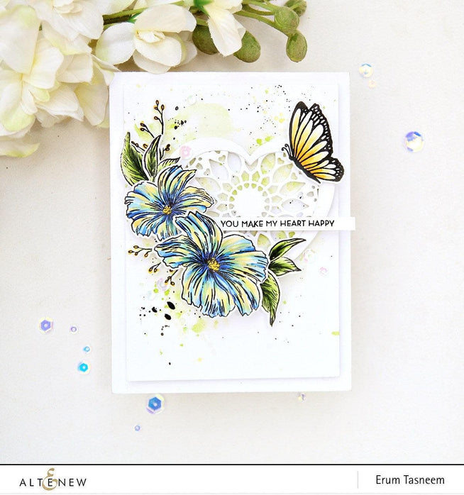 Altenew Stamp & Die Bundle Happy Heart Stamp & Die Bundle