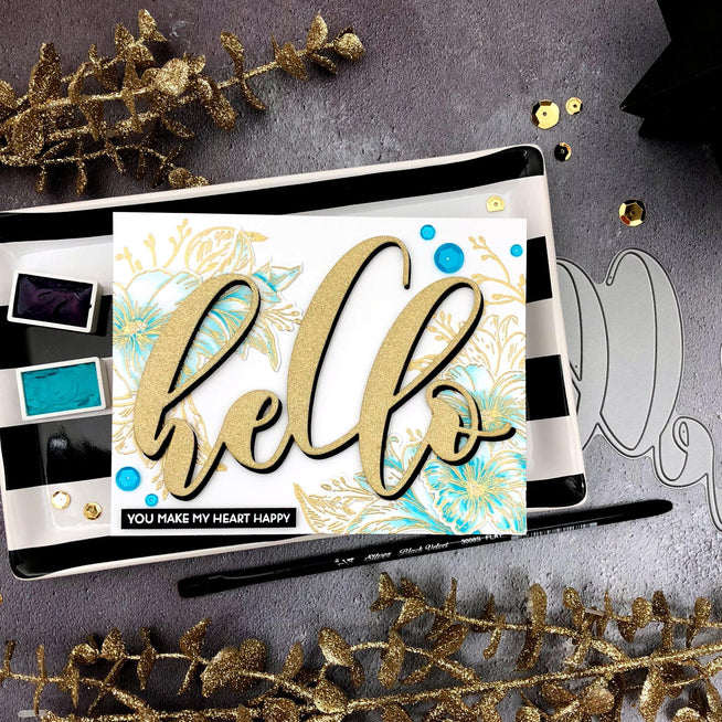 Altenew Stamp & Die Bundle Happy Heart Stamp & Die Bundle