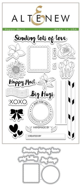 Altenew Stamp & Die Bundle Happy Mail Stamp & Die Bundle