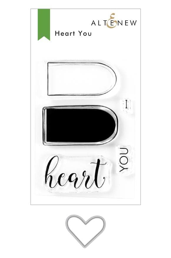Altenew Stamp & Die Bundle Heart You Stamp & Die Bundle
