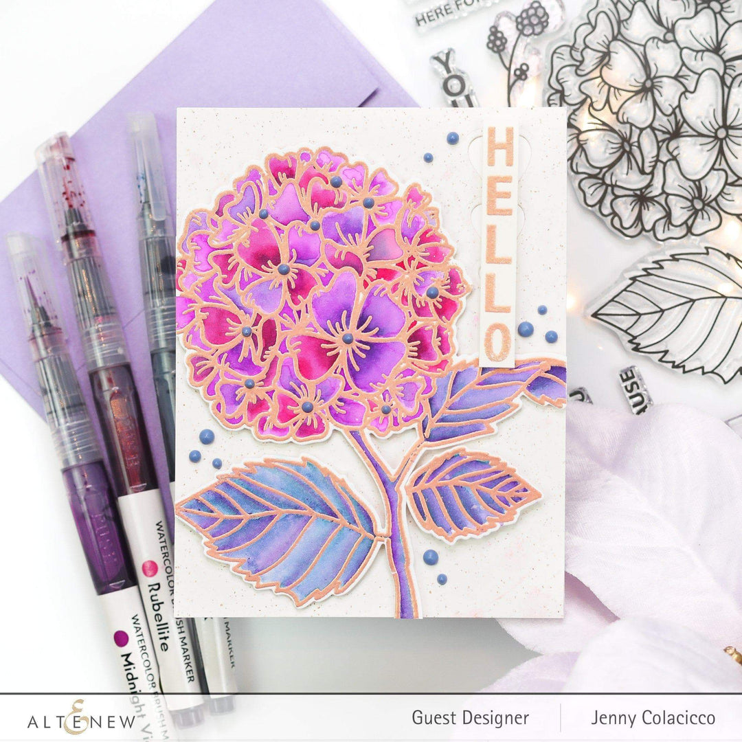 Altenew Stamp & Die Bundle Hello Hydrangea Stamp & Die Bundle