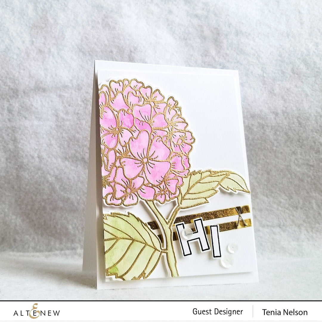 Altenew Stamp & Die Bundle Hello Hydrangea Stamp & Die Bundle