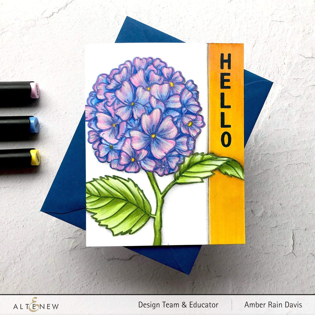 Altenew Stamp & Die Bundle Hello Hydrangea Stamp & Die Bundle