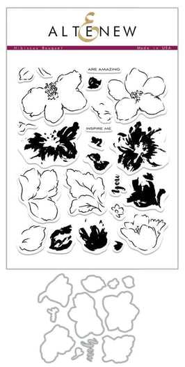 Altenew Stamp & Die Bundle Hibiscus Bouquet Stamp & Die Bundle