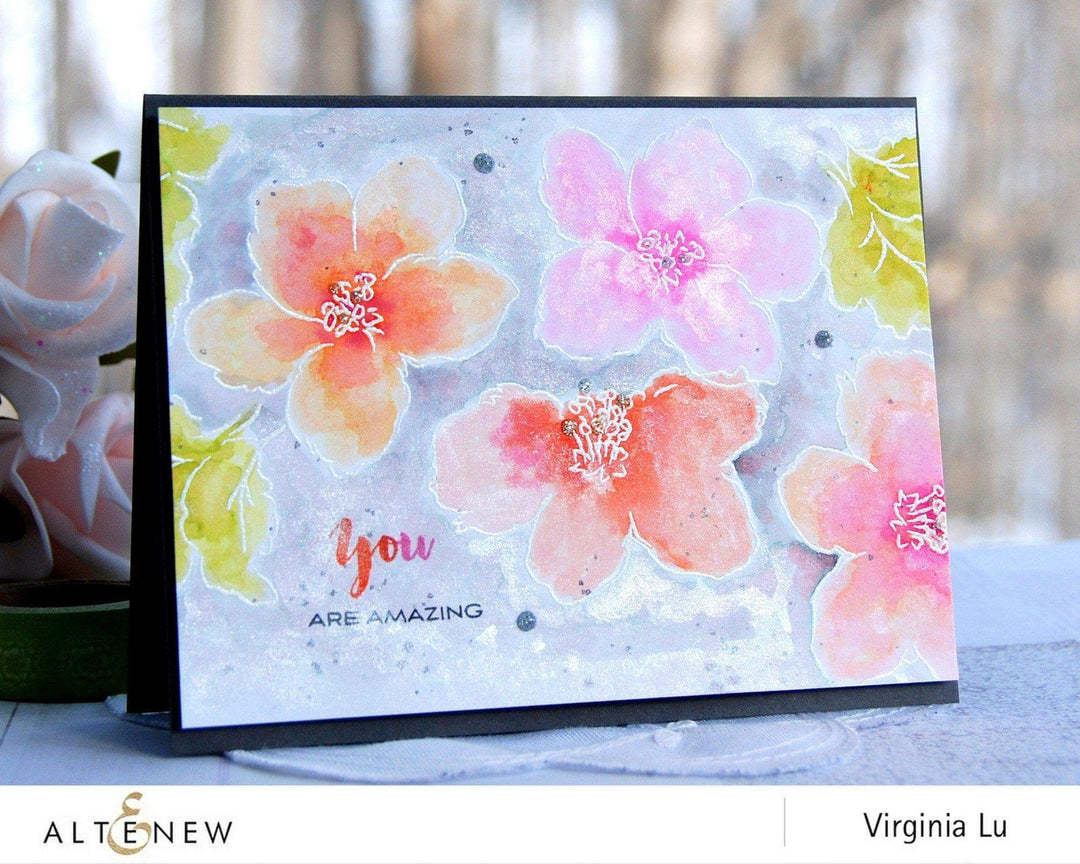 Altenew Stamp & Die Bundle Hibiscus Bouquet Stamp & Die Bundle