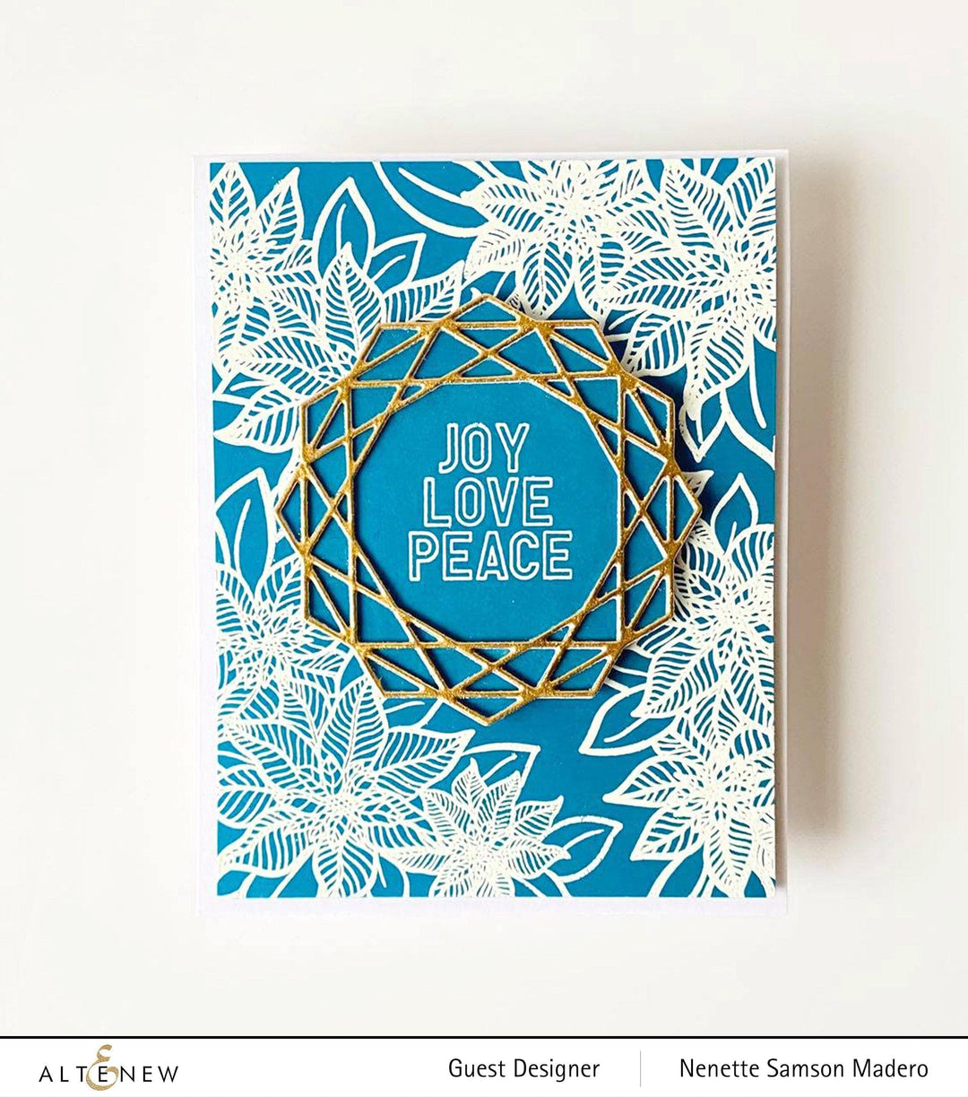 Altenew Stamp & Die Bundle Holiday Flower Stamp & Die Bundle