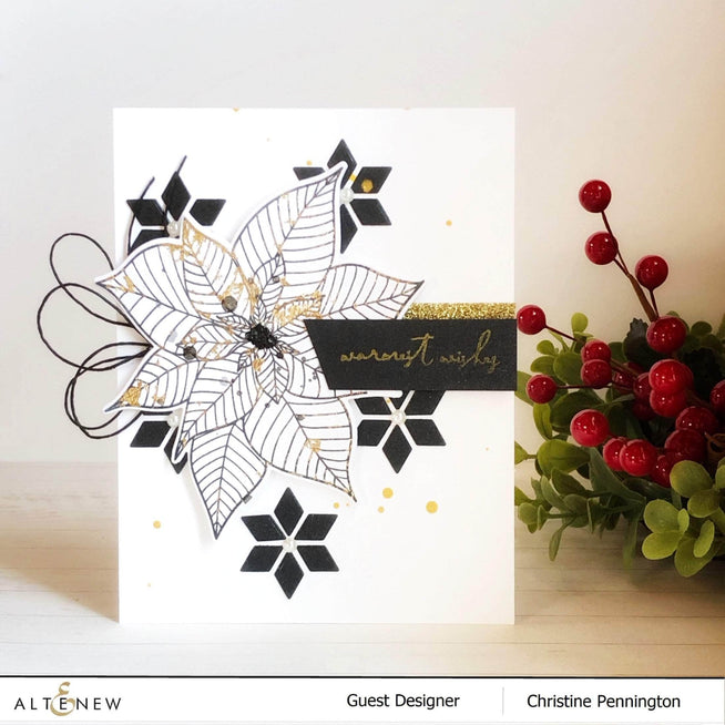 Altenew Stamp & Die Bundle Z - Holiday Friendship Coordinating Stamp & Die Bundle