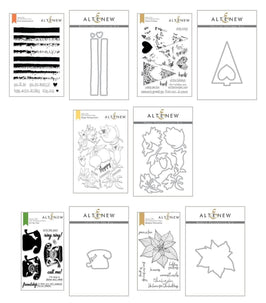 Altenew Stamp & Die Bundle Z - Holiday Friendship Coordinating Stamp & Die Bundle