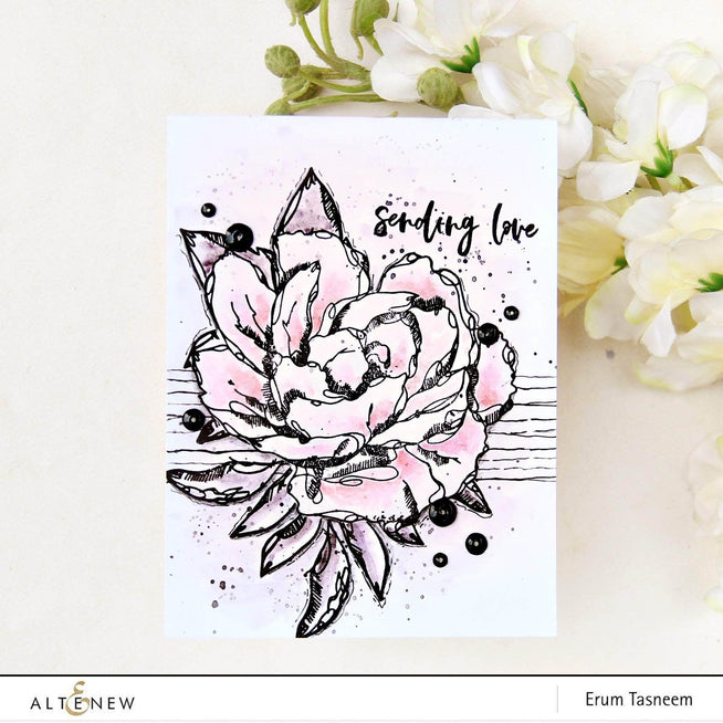 Altenew Stamp & Die Bundle Inked Flora