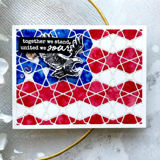 Altenew Stamp & Die Bundle Z - Land of the Free Stamp & Die Bundle