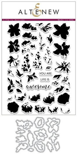 Altenew Stamp & Die Bundle Life Is Awesome Stamp & Die Bundle
