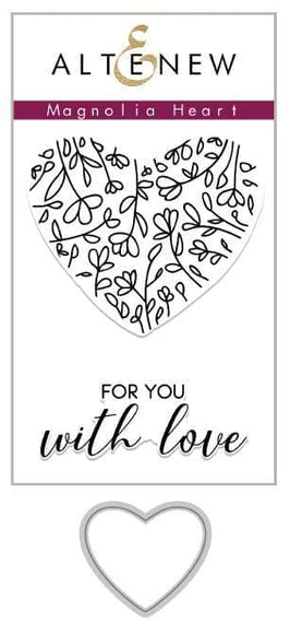 Altenew Stamp & Die Bundle Magnolia Heart Stamp & Die Bundle