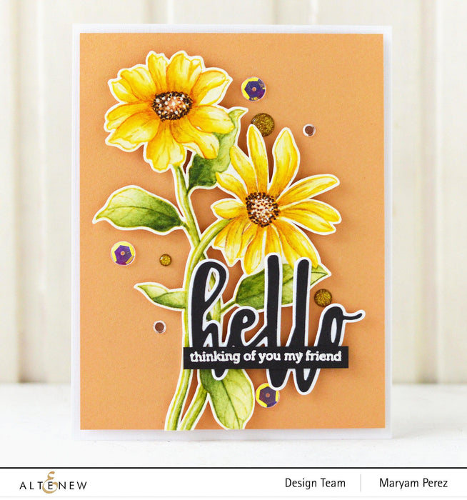 Altenew Stamp & Die Bundle Nature's Beauty Coordinating Stamp & Die Bundle