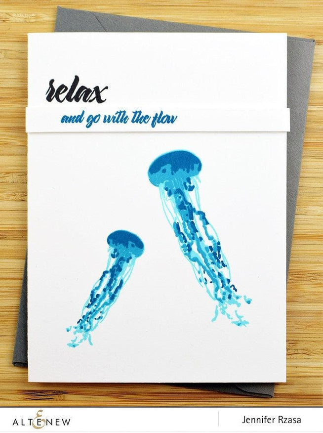 Altenew Stamp & Die Bundle Painted Jellyfish Stamp & Die Bundle