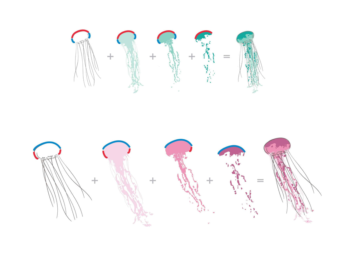 Altenew Stamp & Die Bundle Painted Jellyfish Stamp & Die Bundle
