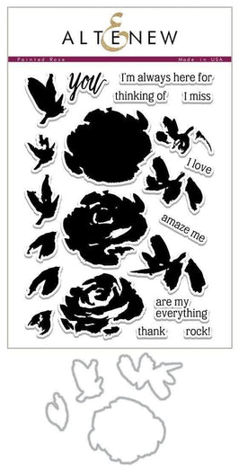 Altenew Stamp & Die Bundle Z - Painted Rose Stamp & Die Bundle