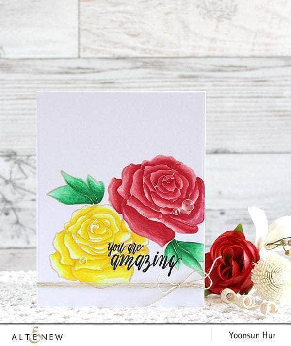 Altenew Stamp & Die Bundle Z - Painted Rose Stamp & Die Bundle