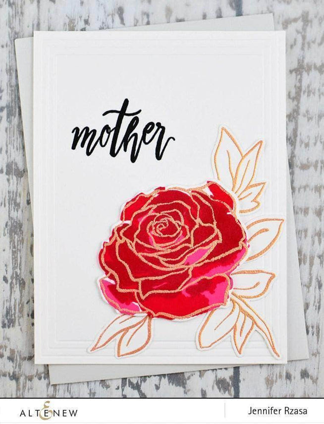 Altenew Stamp & Die Bundle Z - Painted Rose Stamp & Die Bundle