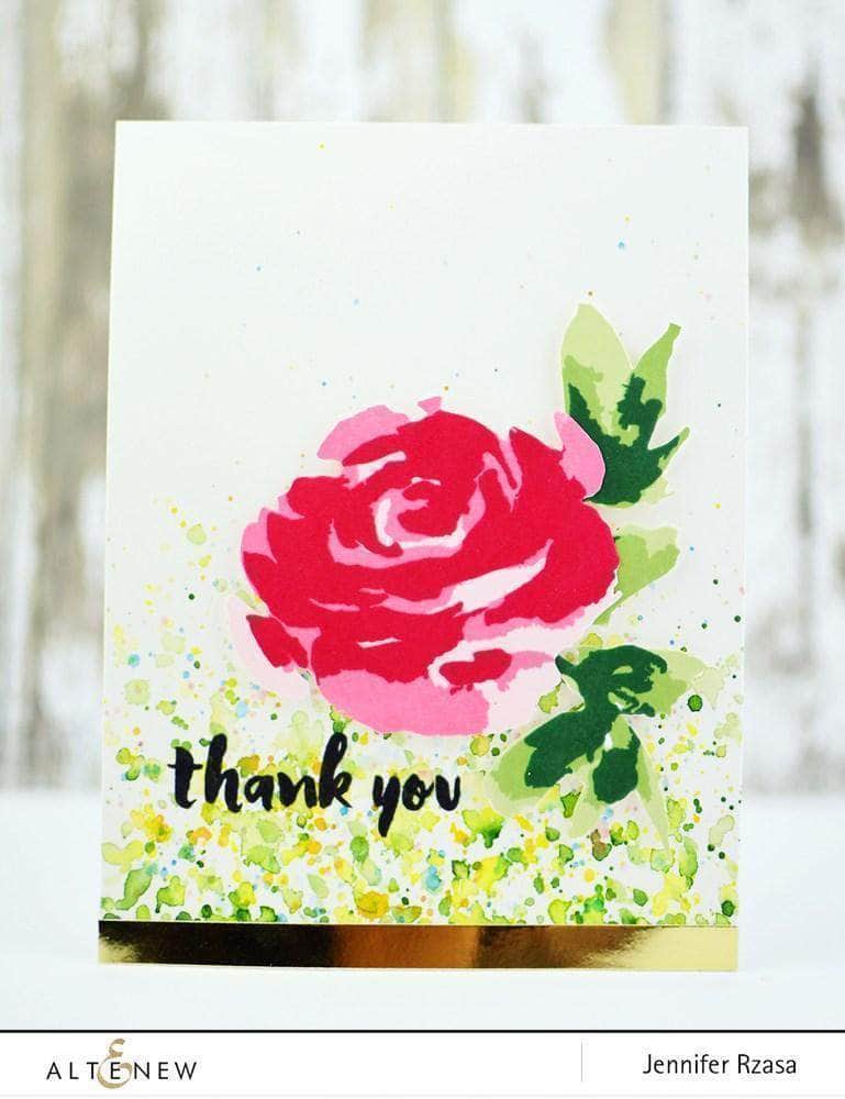 Altenew Stamp & Die Bundle Z - Painted Rose Stamp & Die Bundle