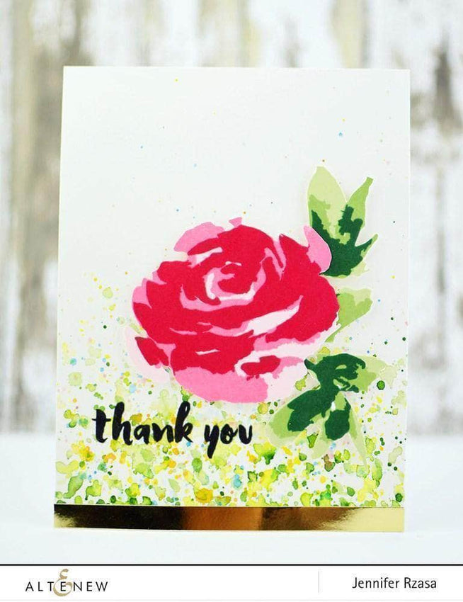 Altenew Stamp & Die Bundle Z - Painted Rose Stamp & Die Bundle