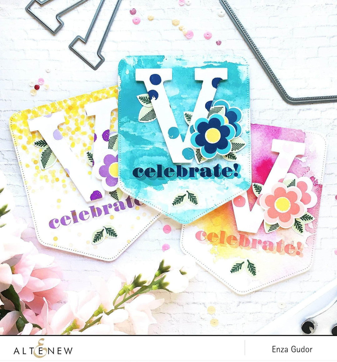 Altenew Stamp & Die Bundle Z - Party Time! Stamp & Die Bundle