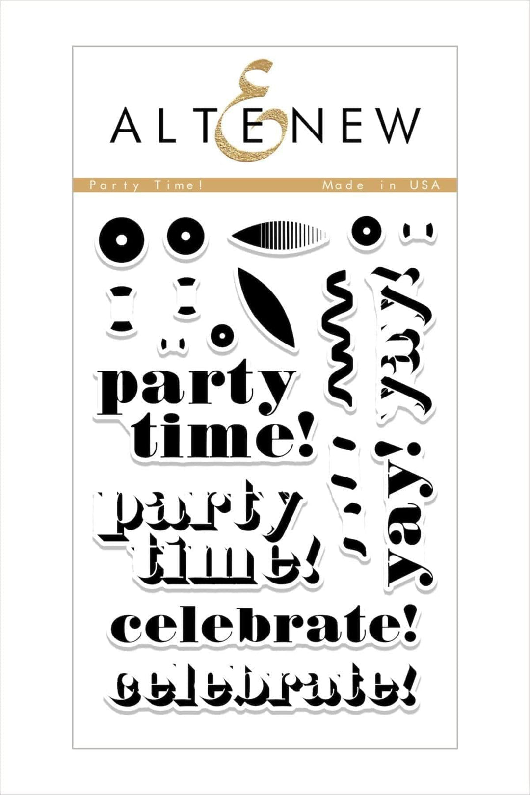 Altenew Stamp & Die Bundle Z - Party Time! Stamp & Die Bundle