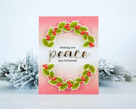 Altenew Stamp & Die Bundle Peaceful Wreath Stamp & Die Bundle