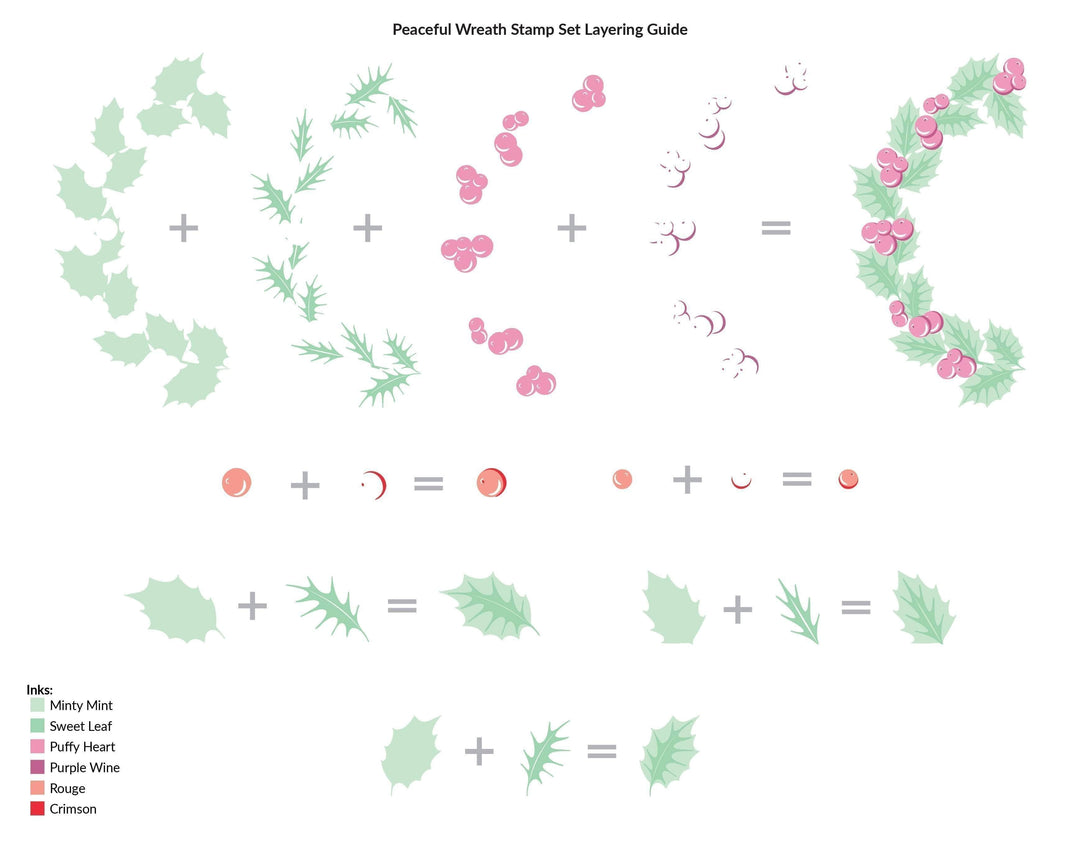 Altenew Stamp & Die Bundle Peaceful Wreath Stamp & Die Bundle