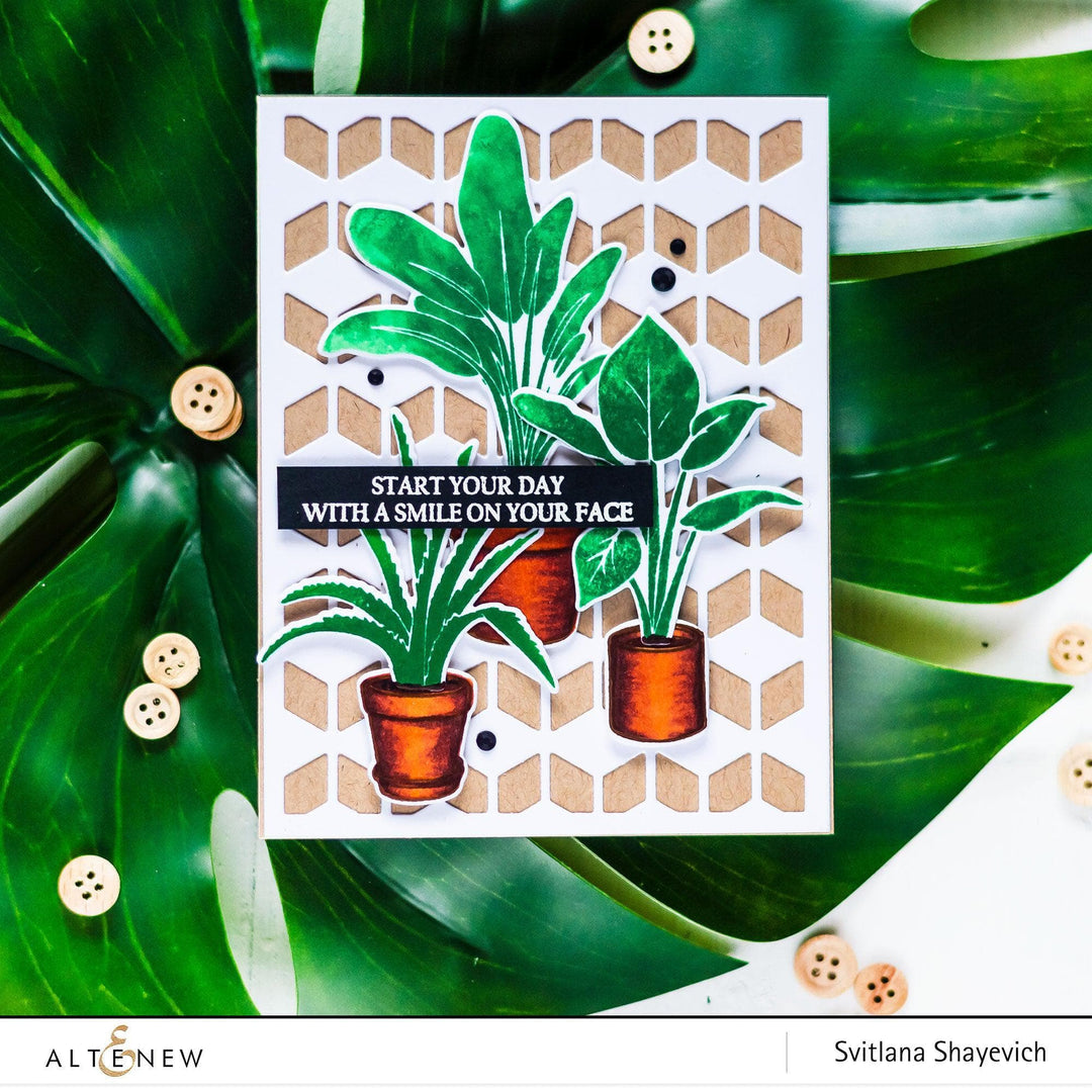 Altenew Stamp & Die Bundle Potted Plants Stamp & Die Bundle
