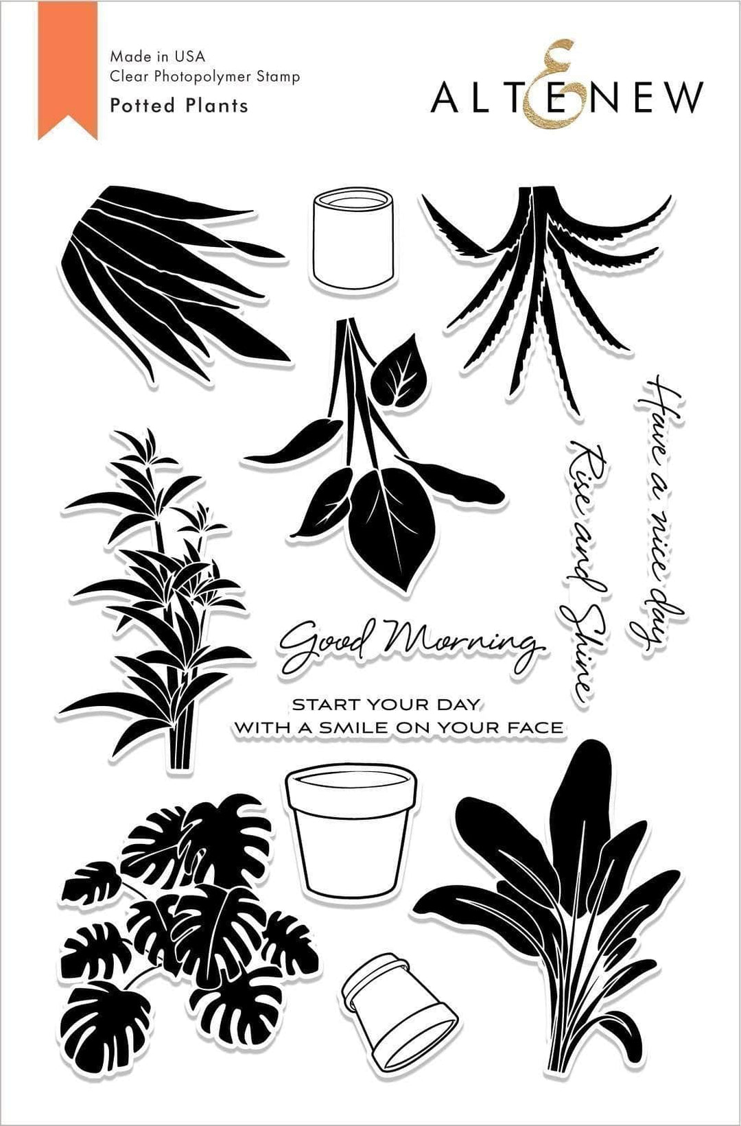 Altenew Stamp & Die Bundle Potted Plants