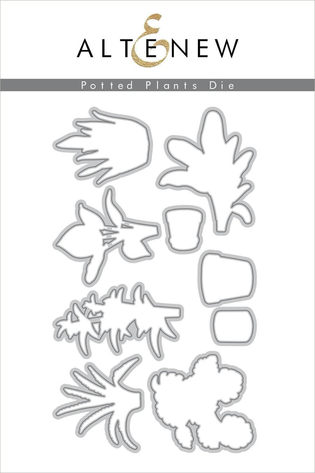Altenew Stamp & Die Bundle Potted Plants
