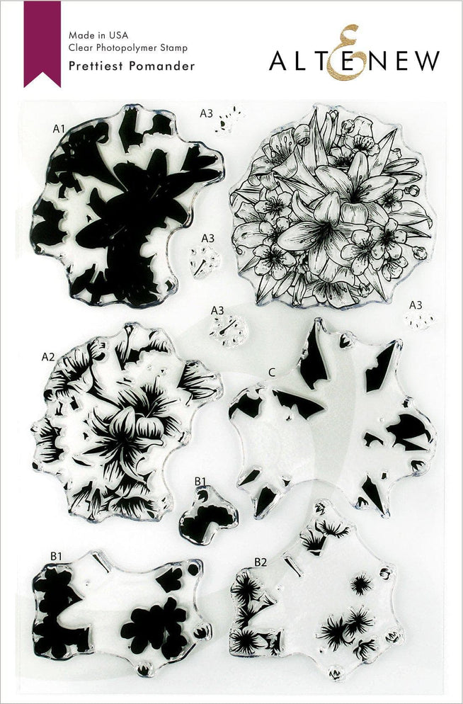 Altenew Stamp & Die Bundle Prettiest Pomander Stamp & Die Bundle