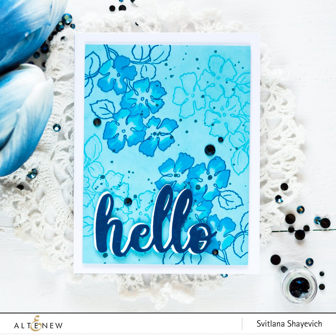 Altenew Stamp & Die Bundle Ruffled Flowers Stamp & Die Bundle