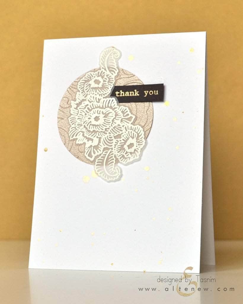 Altenew Stamp & Die Bundle Z - Scribbled Flowers Stamp & Die Bundle