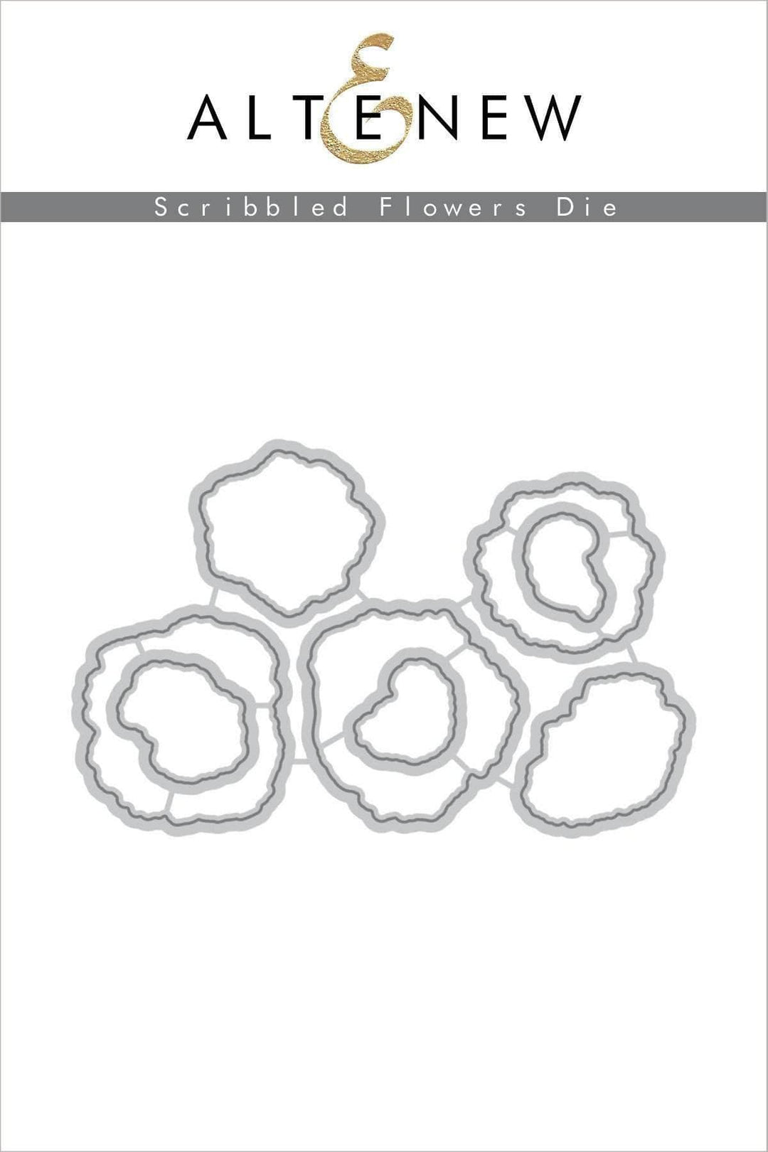 Altenew Stamp & Die Bundle Z - Scribbled Flowers Stamp & Die Bundle