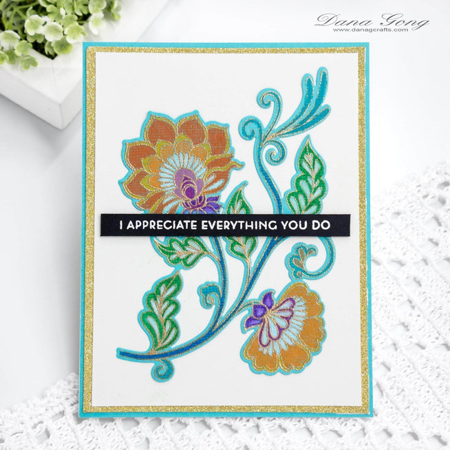 Altenew Stamp & Die Bundle Sew in Love Coordinating Stamp & Die Bundle