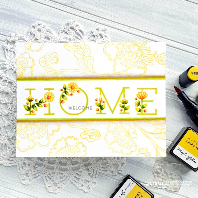 Altenew Stamp & Die Bundle Sew in Love Coordinating Stamp & Die Bundle