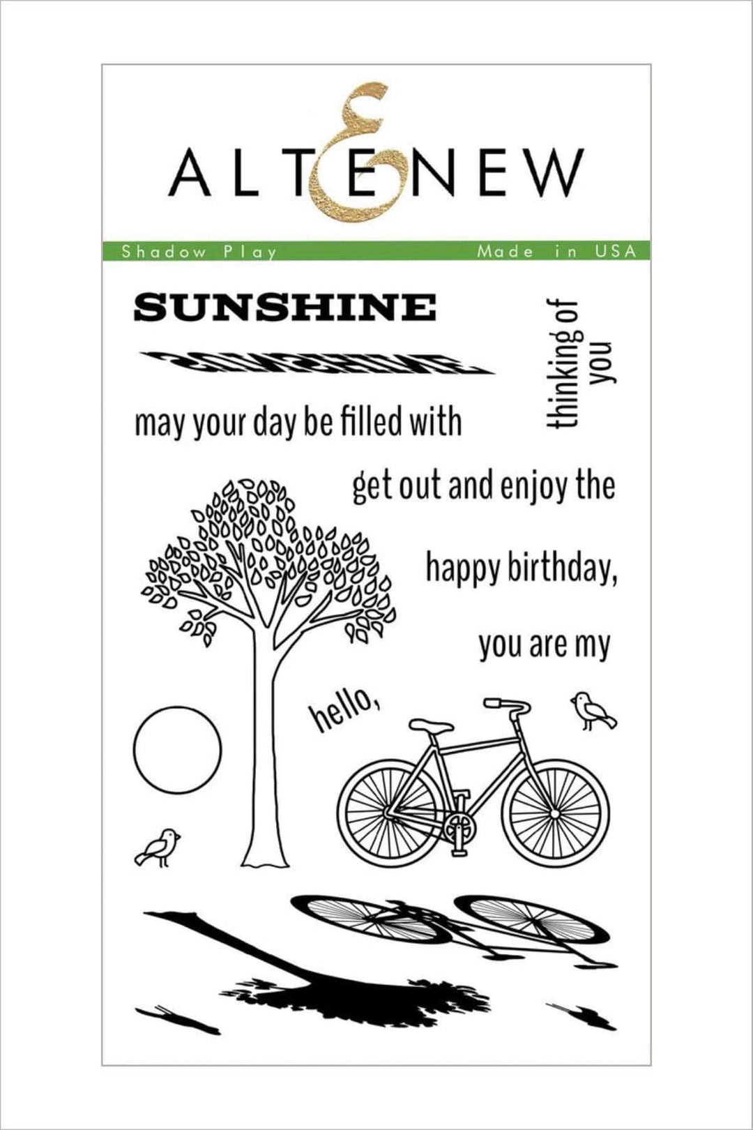 Altenew Stamp & Die Bundle Shadow Play Stamp & Die Bundle