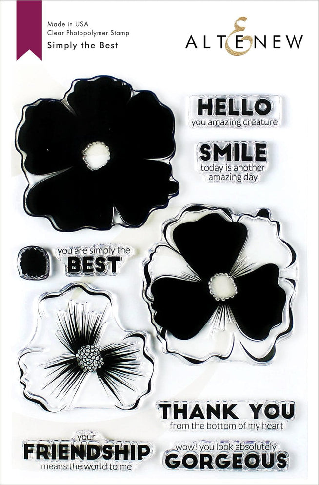 Altenew Stamp & Die Bundle Simply the Best Stamp & Die Bundle