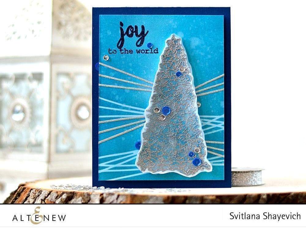 Altenew Stamp & Die Bundle Z - Sketched Evergreen Stamp & Die Bundle