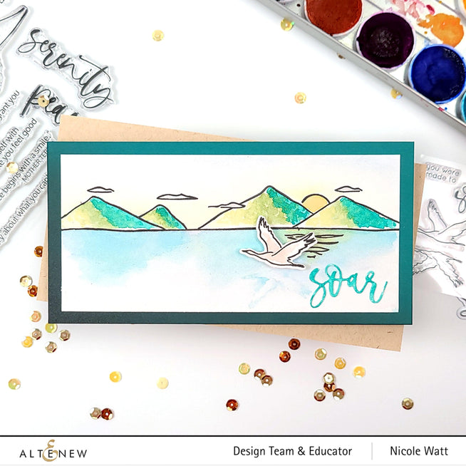 Altenew Stamp & Die Bundle Soar Stamp & Die Bundle