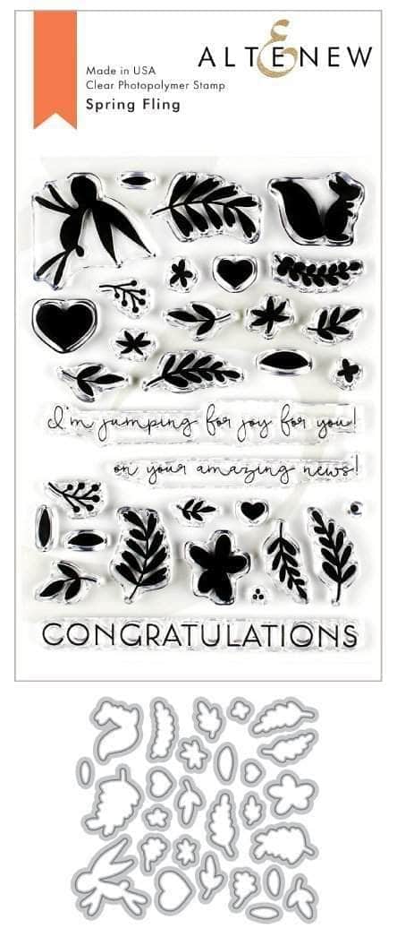 Altenew Stamp & Die Bundle Spring Fling Stamp & Die Bundle